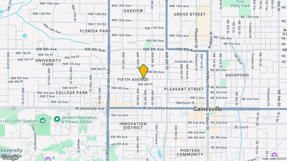 907 NW 5th Ave Map and Location Details