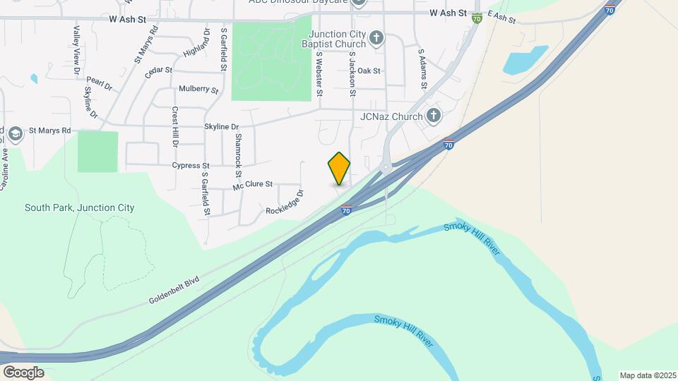 1338 S Jackson St Map and Location Details