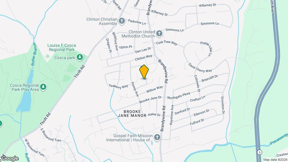 11113 Birch Way Mapa y Detalles de la Ubicación