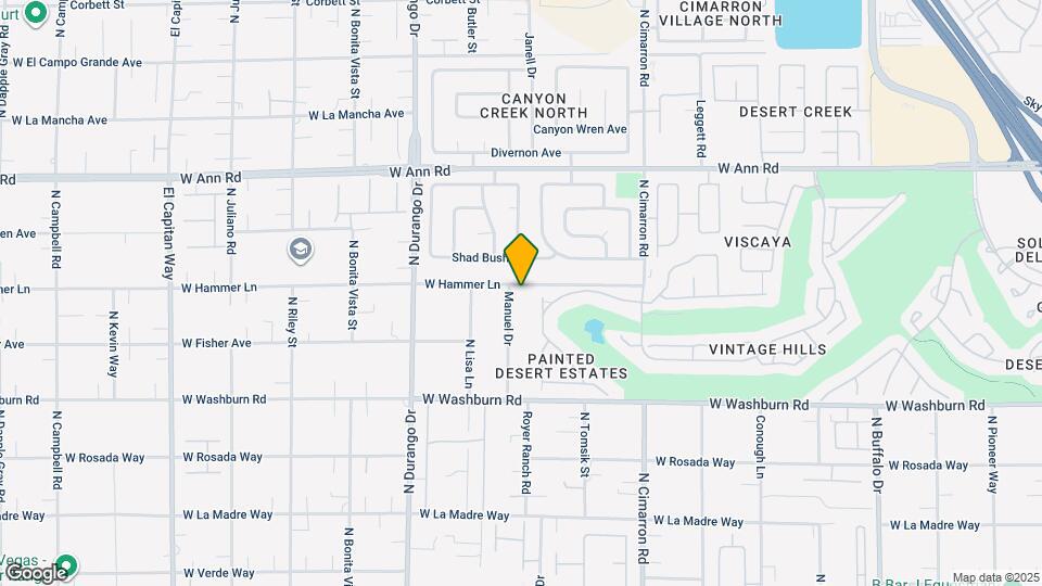 8201 W Hammer Ln Map and Location Details