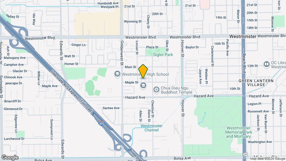 7151 Maple St Map and Location Details