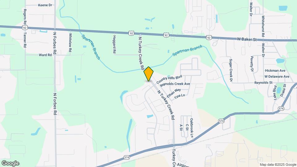 4606 N Country Hills Ct Map and Location Details