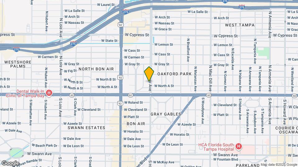 206 N Himes Ave Mapa y Detalles de la Ubicación