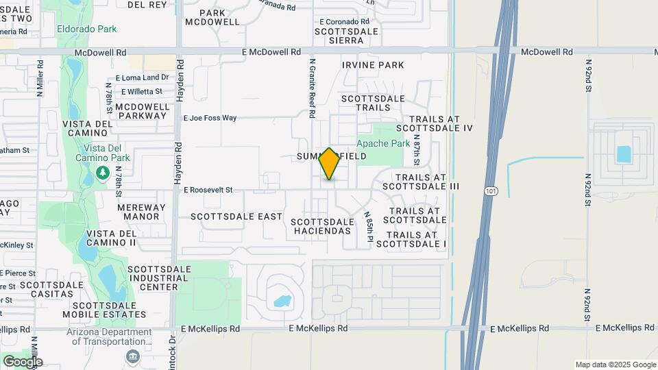 8414 E Roosevelt St Map and Location Details