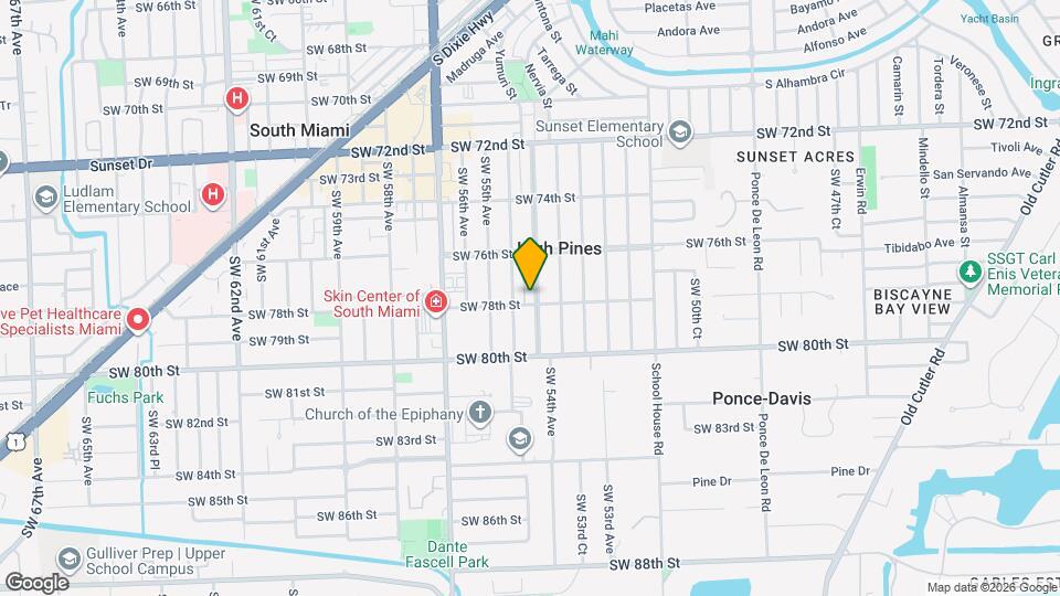 7766 SW 54th Ave, Unit 7766 Map and Location Details
