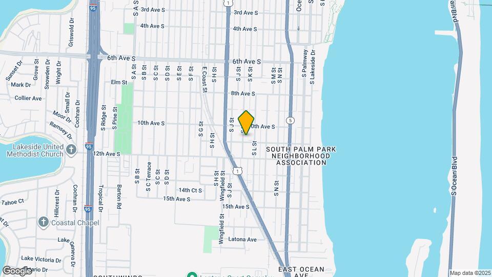 1028 S K St Map and Location Details