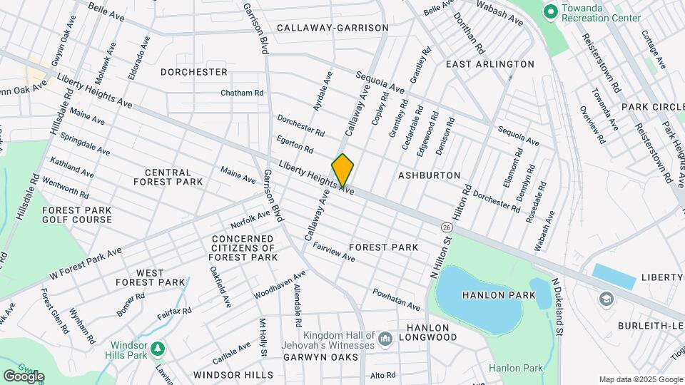 Forest Hill Apartments Mapa y Detalles de la Ubicación