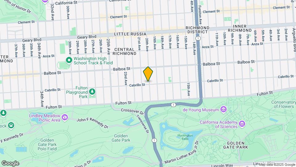 1900 Cabrillo St Map and Location Details