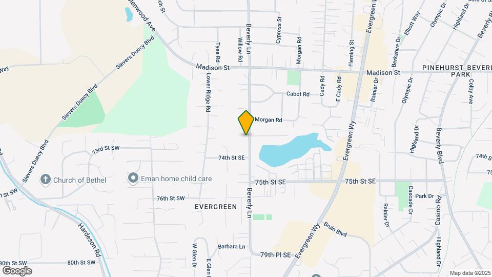 7216 Beverly Ln Map and Location Details