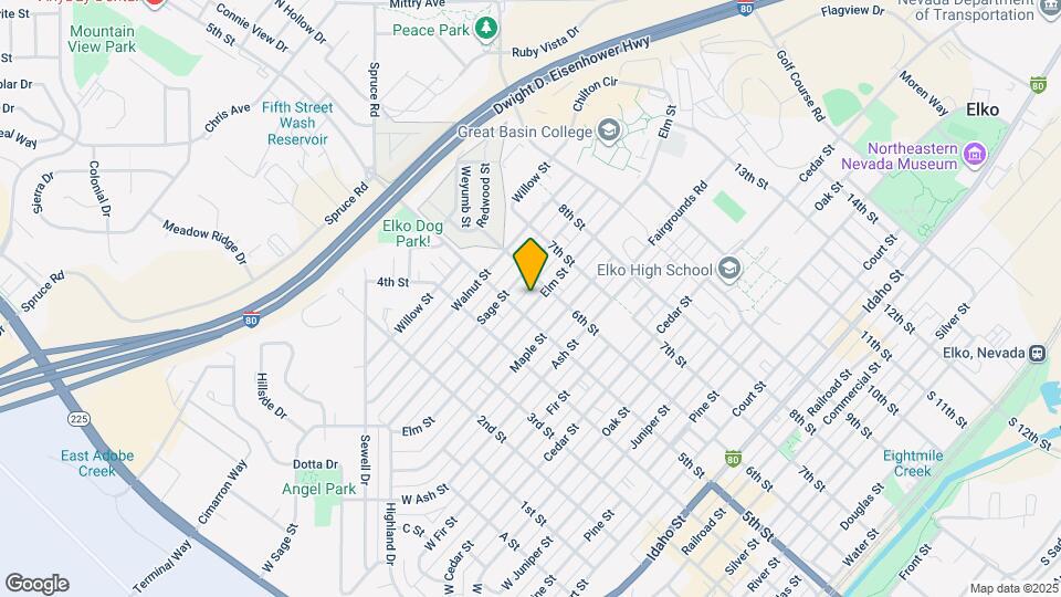545 Elm St Map and Location Details