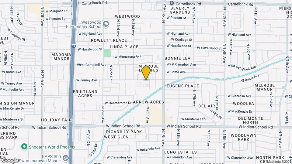 2015 W Turney Ave Map and Location Details