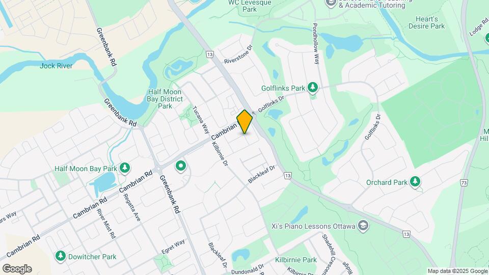 552 Ashbourne Crescent Map and Location Details