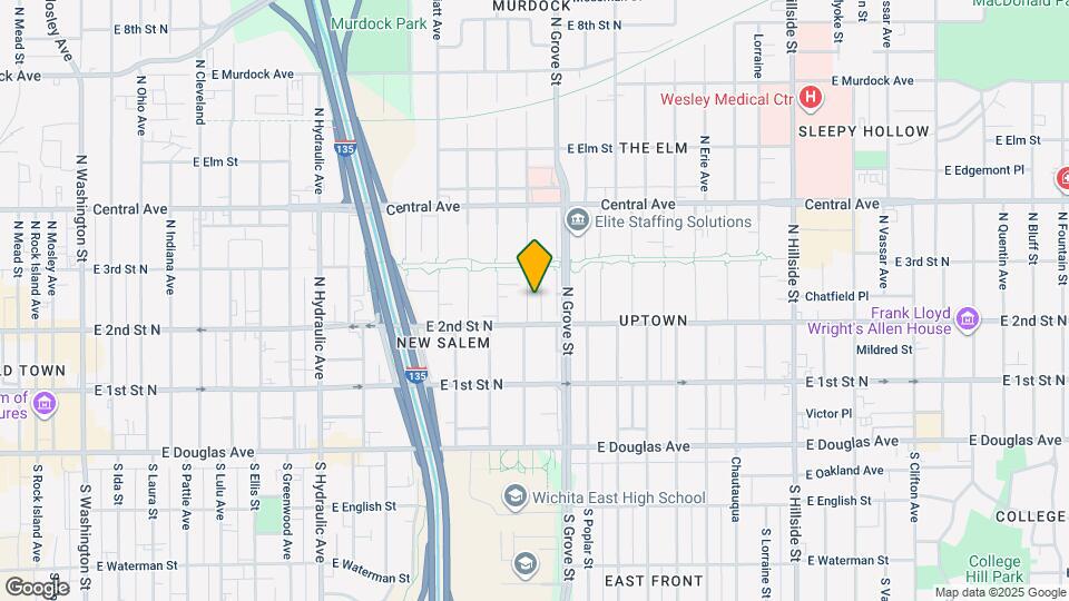 322 N Spruce St Map and Location Details