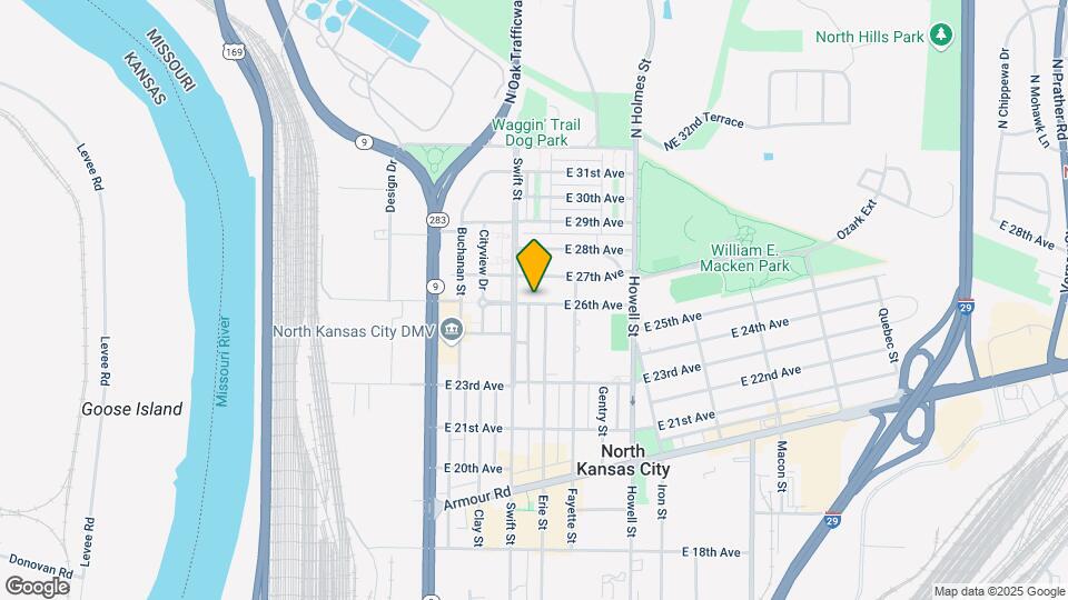 310 E 26th Ave Map and Location Details