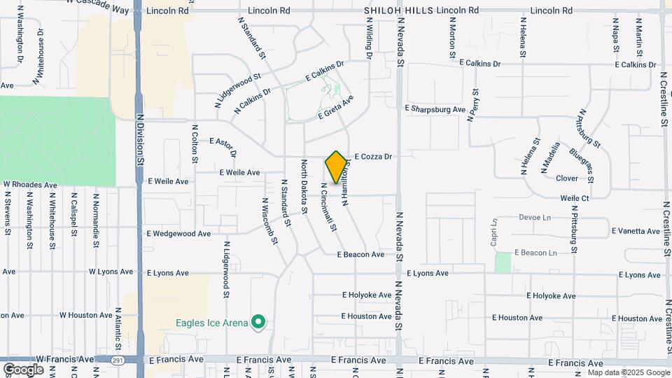 723 E Sitka Ave Map and Location Details