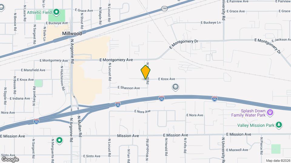 9820 E Knox Ave Map and Location Details