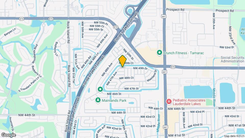 4510 NW 49th Dr Mapa y Detalles de la Ubicación