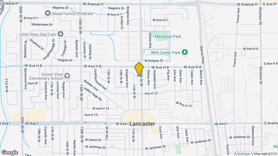 45507 10th St W Mapa y Detalles de la Ubicación