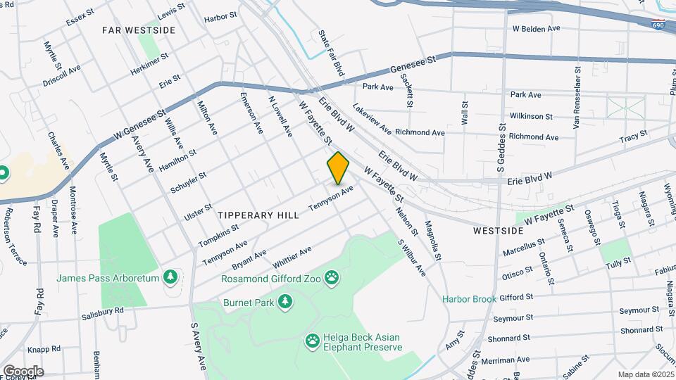 134-136 Tennyson Ave Mapa y Detalles de la Ubicación