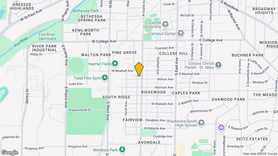 320 S Grand Ave, Unit Student Housing near Carroll University Map and Location Details