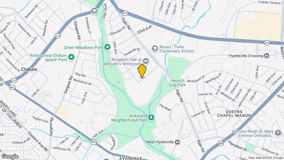 Evergreen Terrace Apartments Map and Location Details
