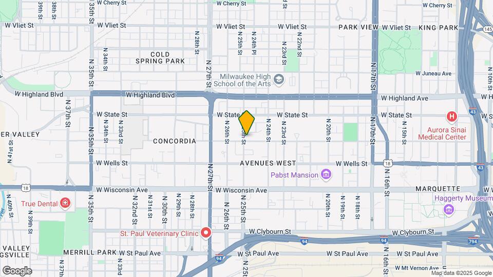 2460 W Kilbourn Ave-Unit -APT 4 Map and Location Details