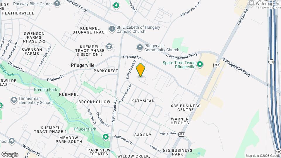 1304 Bear Peak Ln Map and Location Details