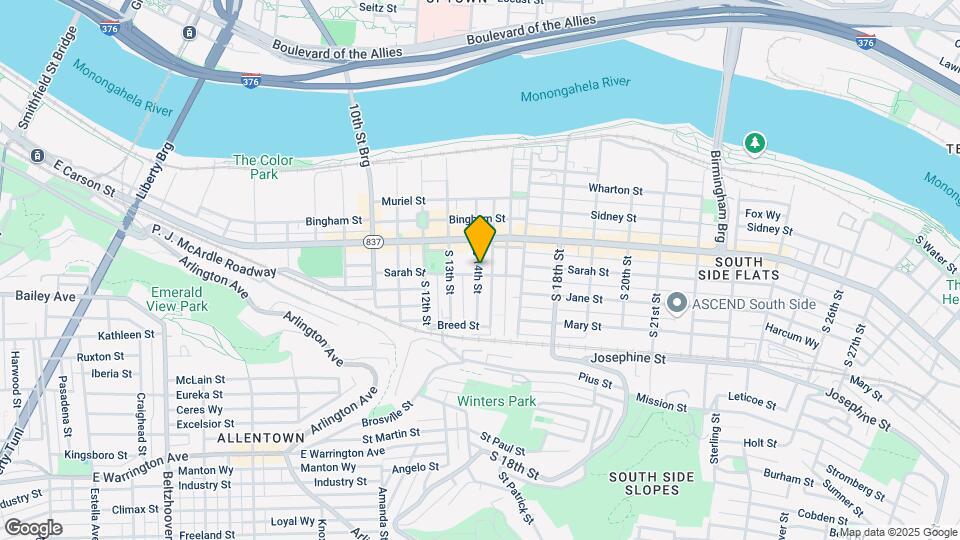 1401 Sarah St, Unit 2 Map and Location Details