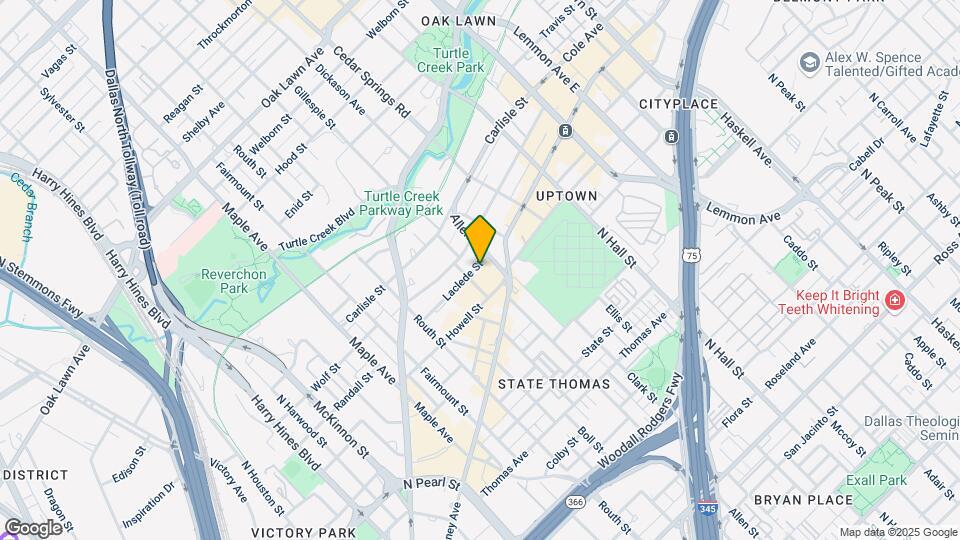 MAA McKinney Avenue Mapa y Detalles de la Ubicación