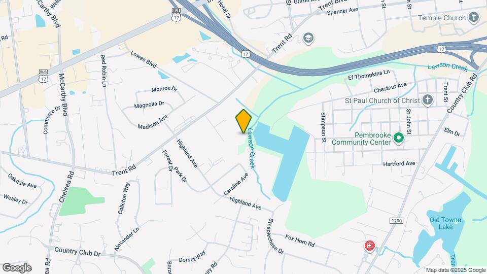 Carolina Avenue Apartments Map and Location Details