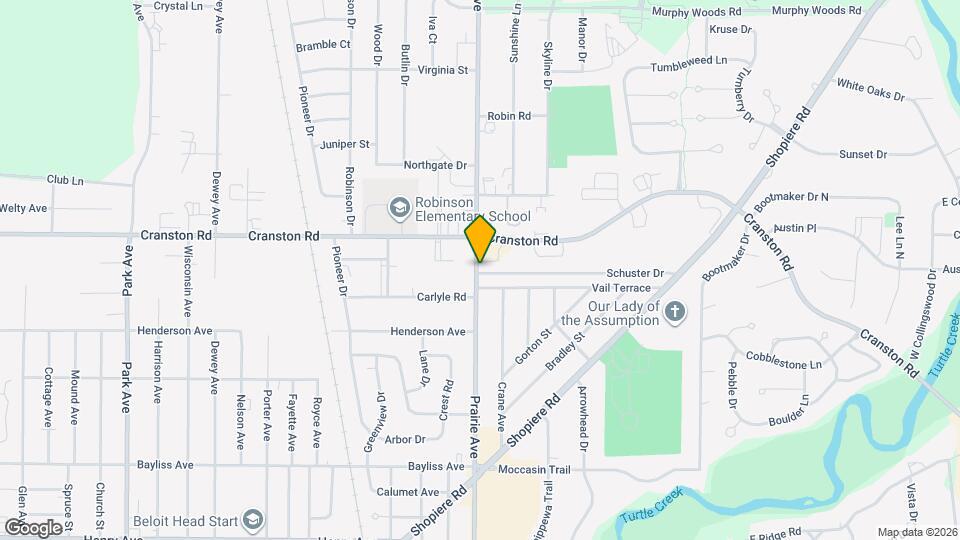 Prairie Ave Effic Apartments Map and Location Details