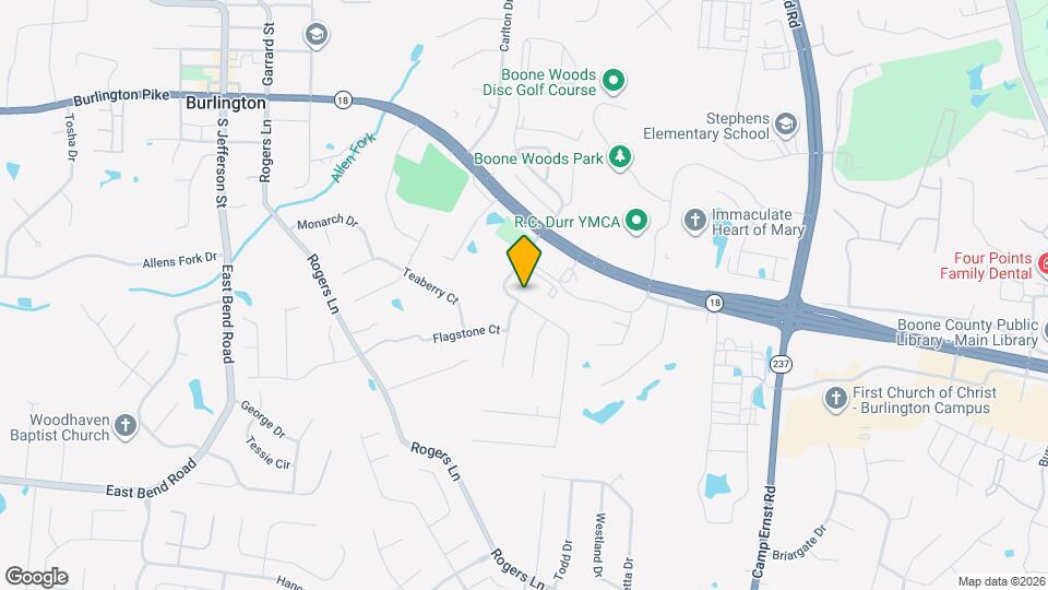 6012 Kingsgate Dr Mapa y Detalles de la Ubicación