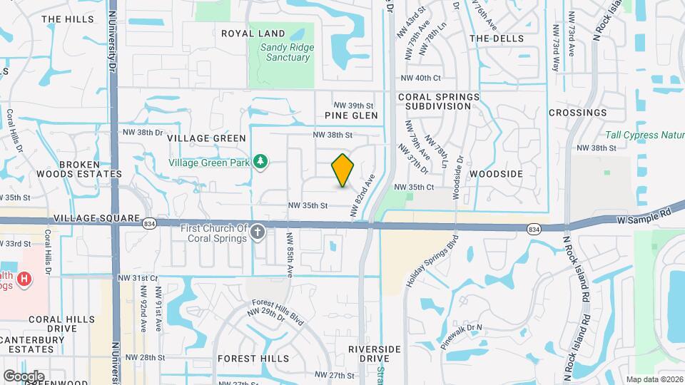 8300 NW 35th Ct Map and Location Details