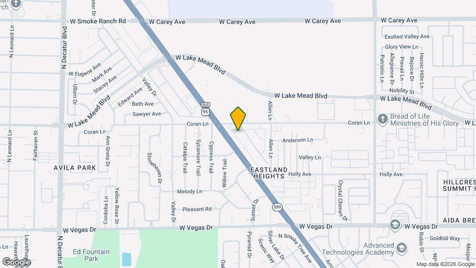 1984 Hydrangea Pl Map and Location Details