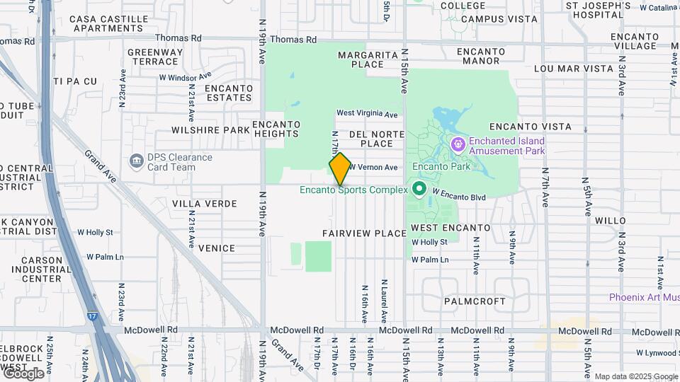2254 N 17th Ave Map and Location Details