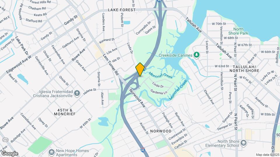 908 Deerwood Cir S Map and Location Details