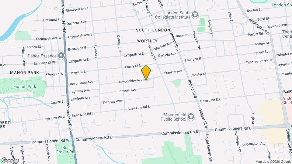 179 Devonshire Avenue Map and Location Details