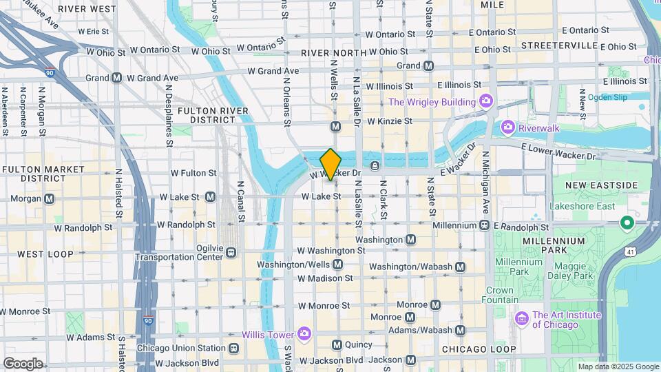 216 N Wells St, Unit 1402 Map and Location Details
