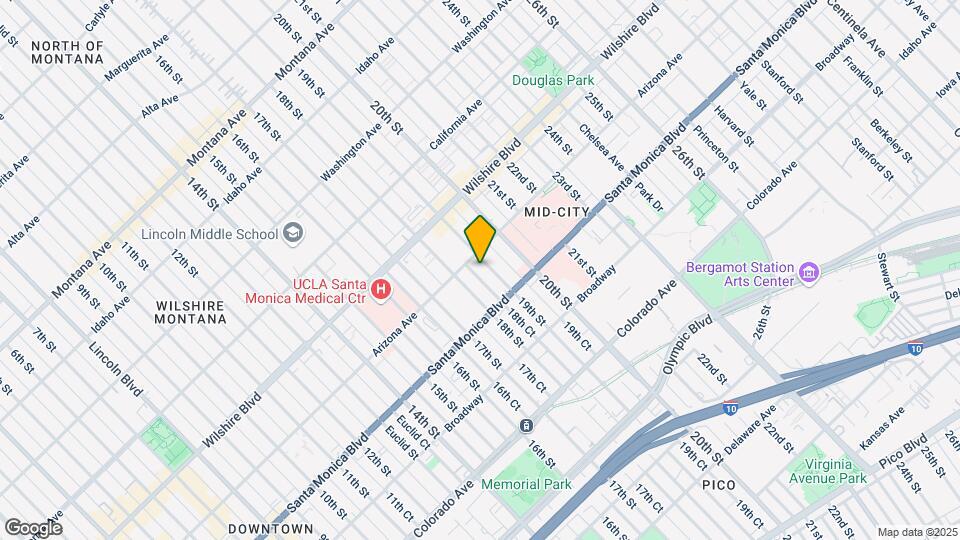 1312 19th St Map and Location Details