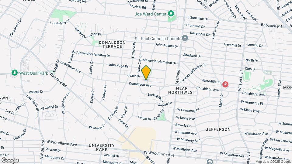 1405 Donaldson Ave Mapa y Detalles de la Ubicación