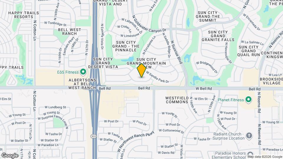 16296 W Willow Creek Ln Map and Location Details