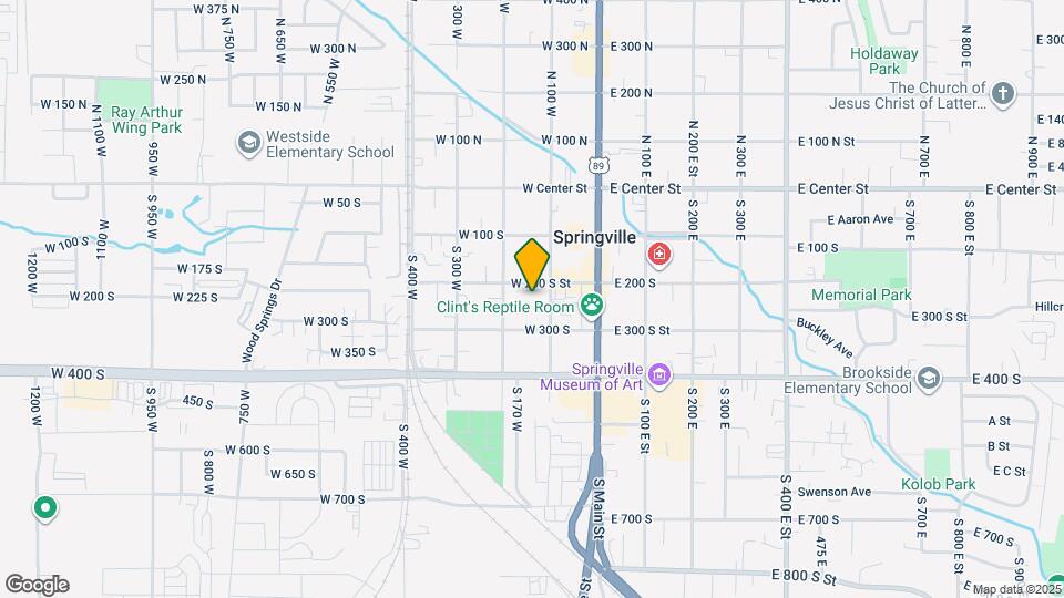 145 W 200 S St Mapa y Detalles de la Ubicación