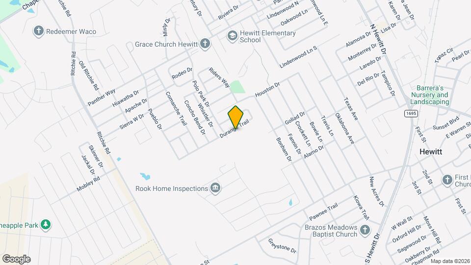 10036 Durango Trail Mapa y Detalles de la Ubicación