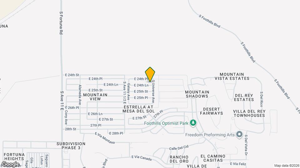 11644 E 24th Ln Map and Location Details