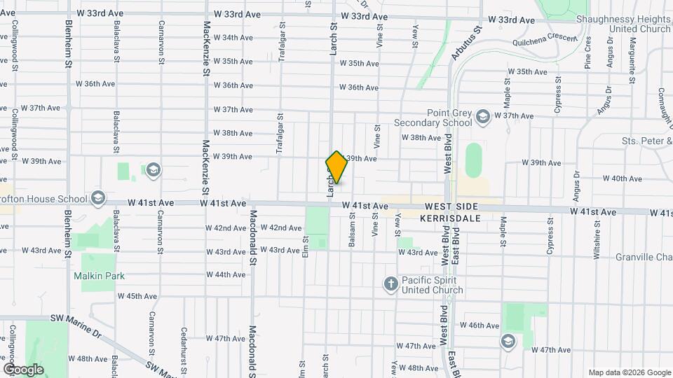 5626 Larch St Map and Location Details