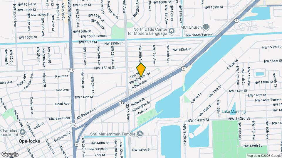2070 Washington Ave Map and Location Details