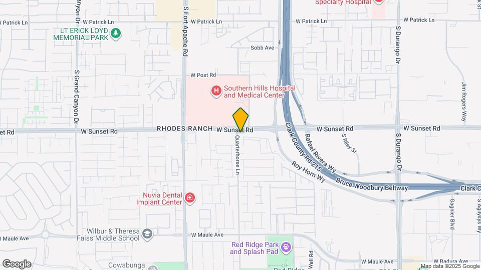 9171 W Sunset Rd Map and Location Details