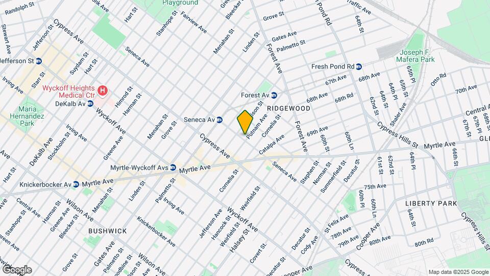 787 Seneca Ave Mapa y Detalles de la Ubicación