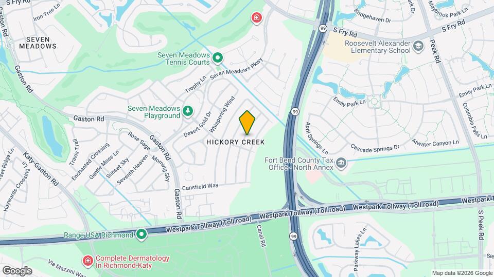 7114 Glen Rosa Dr Map and Location Details