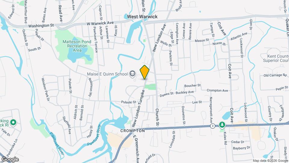 1595 Main St Mapa y Detalles de la Ubicación